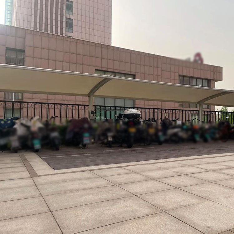 威宁膜结构电动车棚